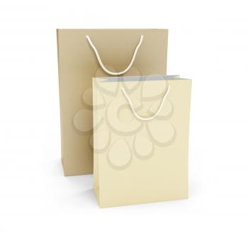 Royalty Free Clipart Image of Gift Bags