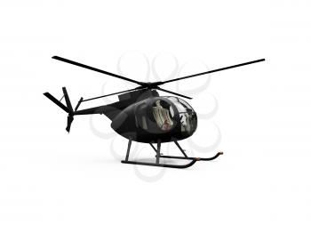 Royalty Free Clipart Image of a Helicopter