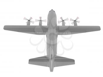 Royalty Free Clipart Image of an Airplane