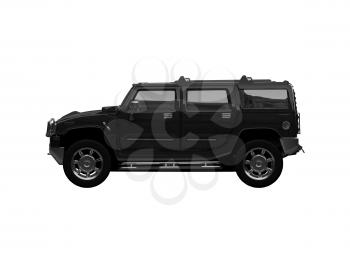 Royalty Free Clipart Image of a Hummer