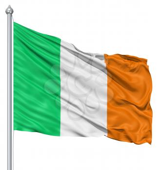 Royalty Free Clipart Image of the Flag of Ireland