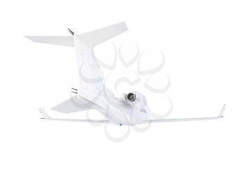 Royalty Free Clipart Image of a Jet