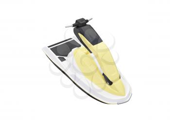 Royalty Free Clipart Image of a  Jet Ski