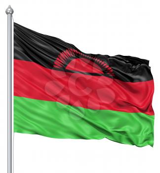 Royalty Free Clipart Image of the Flag of Malawi