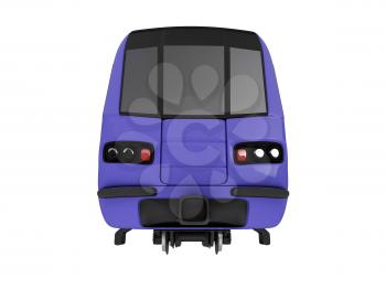 Royalty Free Clipart Image of a Metro Train