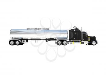 Royalty Free Clipart Image of a Transport Truck