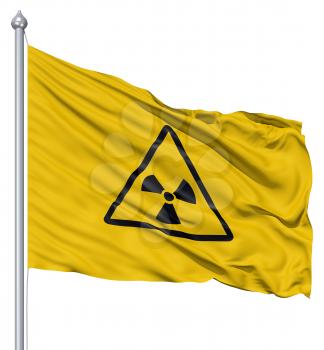 Royalty Free Clipart Image of a Radiation Flag