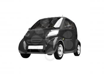 Royalty Free Clipart Image of a Smart Car