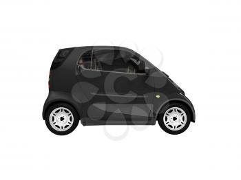 Royalty Free Clipart Image of a Smart Car