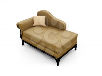 Royalty Free Clipart Image of a Sofa