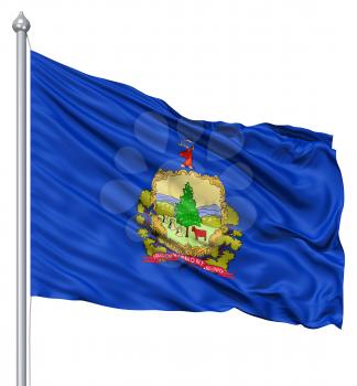 Royalty Free Clipart Image of the Flag of Vermont