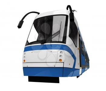 Royalty Free Clipart Image of a Tramway