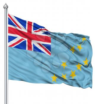 Royalty Free Clipart Image of the Flag of Tuvalu