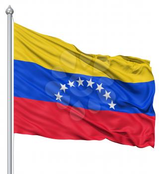 Royalty Free Clipart Image of the Flag of Venezuela