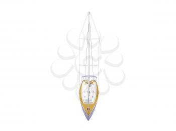 Royalty Free Clipart Image of a Boat