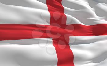 Royalty Free Clipart Image of the Flag of England