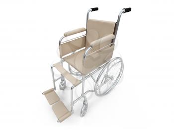 Royalty Free Clipart Image of a Wheelchair