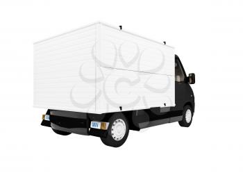 Royalty Free Clipart Image of a Van