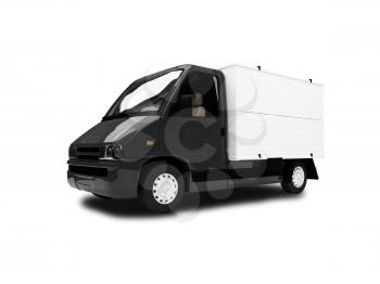 Royalty Free Clipart Image of a Van