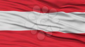 Closeup Austria Flag, Waving in the Wind, High Resolution