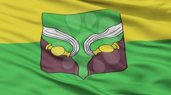 Doksycy Rajon City Flag, Country Belarus, Closeup View, 3D Rendering