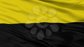 Andenne City Flag, Country Belgium, Closeup View, 3D Rendering