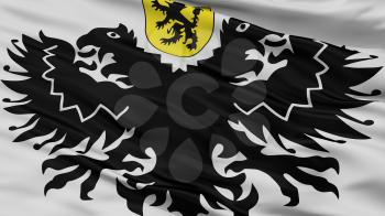 Lo Reninge City Flag, Country Belgium, Closeup View, 3D Rendering