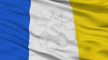 Stavelot City Flag, Country Belgium, Closeup View, 3D Rendering