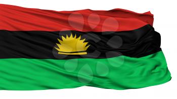 Biafra Flag, Isolated On White Background, 3D Rendering
