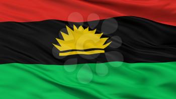 Biafra Flag Closeup View, 3D Rendering