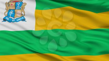 Aracaju City Flag, Country Brasil, Closeup View, 3D Rendering