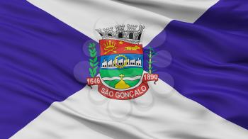 Sao Goncalo City Flag, Country Brasil, Closeup View, 3D Rendering