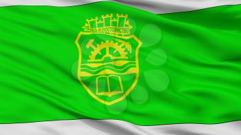 Gabrovo City Flag, Country Bulgaria, Closeup View, 3D Rendering