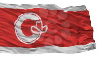 Calgary City Flag, Country Canada, Alberta Province, Isolated On White Background, 3D Rendering