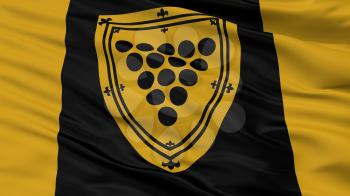 Cornwall City Flag, Country Canada, Ontario Province, Closeup View, 3D Rendering