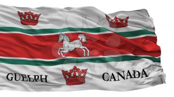 Guelph City Flag, Country Canada, Isolated On White Background, 3D Rendering