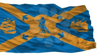 Halifax  City Flag, Country Canada, Isolated On White Background, 3D Rendering