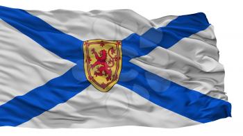 Nova Scotia City Flag, Country Canada, Isolated On White Background, 3D Rendering