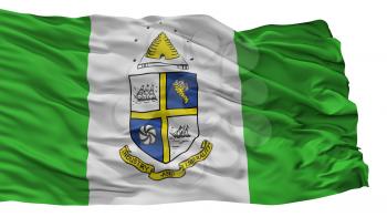 St Catharines City Flag, Country Canada, Ontario, Isolated On White Background, 3D Rendering