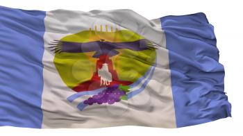 Municipal Tunuyan City Flag, Country Argentina, Isolated On White Background, 3D Rendering