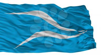 Neuquen City Flag, Country Argentina, Isolated On White Background, 3D Rendering