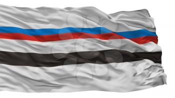 Smarhon City Flag, Country Belarus, Isolated On White Background, 3D Rendering