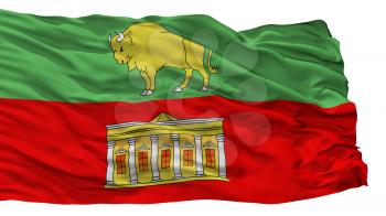 Svislac City Flag, Country Belarus, Isolated On White Background, 3D Rendering