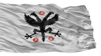 Deinze City Flag, Country Belgium, Isolated On White Background, 3D Rendering