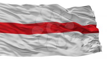 Dendermonde City Flag, Country Belgium, Isolated On White Background, 3D Rendering
