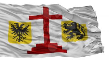 Geraardsbergen City Flag, Country Belgium, Isolated On White Background, 3D Rendering