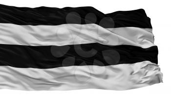 Halen City Flag, Country Belgium, Isolated On White Background, 3D Rendering