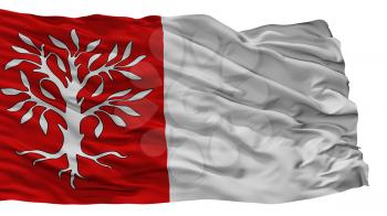 Herentals City Flag, Country Belgium, Isolated On White Background, 3D Rendering