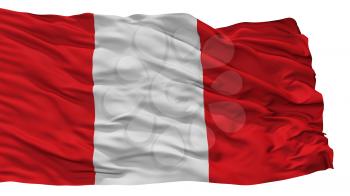 Hoogstraten City Flag, Country Belgium, Isolated On White Background, 3D Rendering