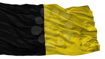 Jodoigne City Flag, Country Belgium, Isolated On White Background, 3D Rendering